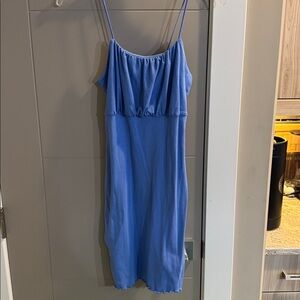 Wild Fable Blue Gathered Bodycon Dress